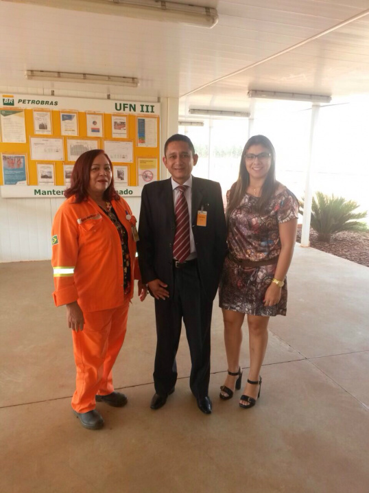 A apresentação contou com a participação dos funcionários Aline Thaís dos Santos Nascimento e Alessandro Montalvão que atuam na assessoria jurídica do órgão.