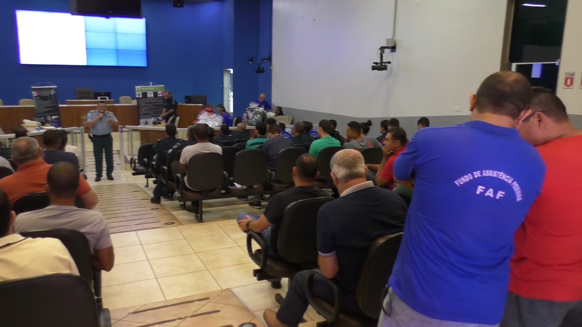 O Comandante-Geral  da Policia Militar de Mato Grosso do Sul, Waldir Ribeiro Acosta veio até Três Lagoas apoiar  o Fundo de Assistência Feminino (FAF), destinado ao apoio assistencial e psicológico de policiais. Foto: Hugo Leal/Rádio Caçula