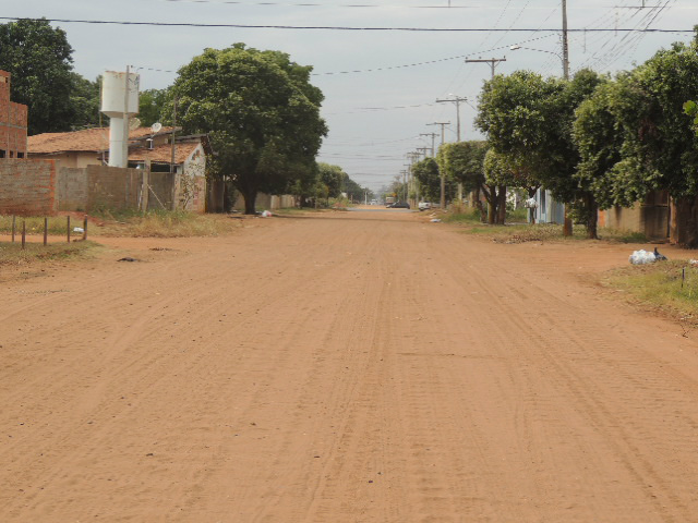 Rua Antonio Estevão Leal, bairro Jardim das Paineiras. Foto: Rádio Caçula