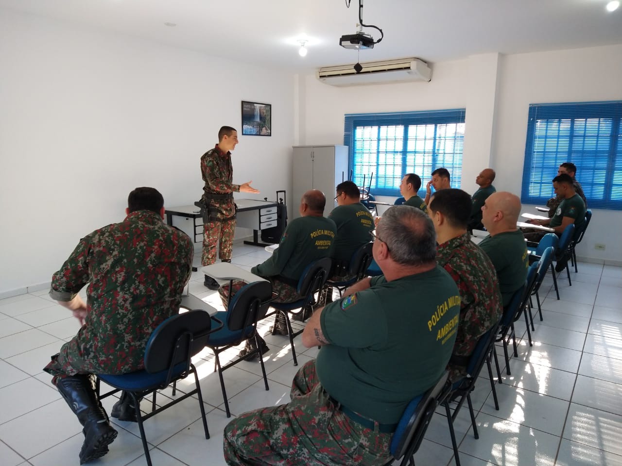Atualmente o 3º Pelotão de Polícia Militar Ambiental, conta com 15 policiais militares e abrange a área de Três Lagoas (MS), Selvíria (MS), Água Clara (MS) e Brasilândia (MS). Foto: Arquivo pessoal.