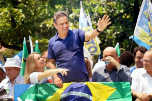 Aécio Neves desembarca em Campo Grande amanhã, onde reforça campanha de Azambuja (Foto: Divulgação)