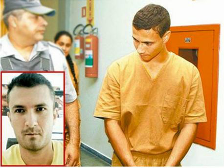 Oliveira confessou o crime logo após ser preso; Souza (no destaque), já foi repórter da Folha. Fotos: Diarioweb - Rede APJ