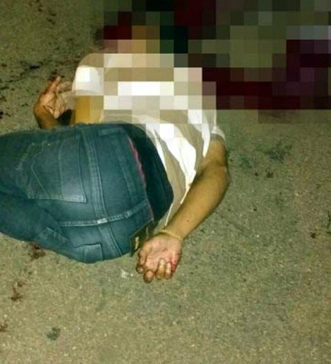 Crime ocorreu na noite deste domingo (13), na rua Anísio Luís Marques. Foto: Ata News