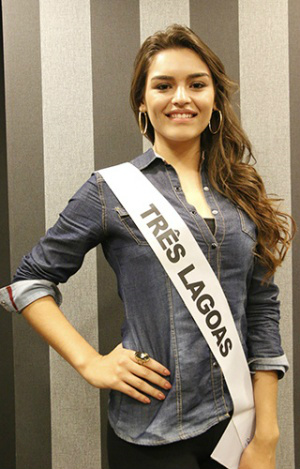 Érika Moura de 19 anos, surpreendeu e levou a melhor no concurso Miss Mato Grosso do Sul. Foto: Reprodução