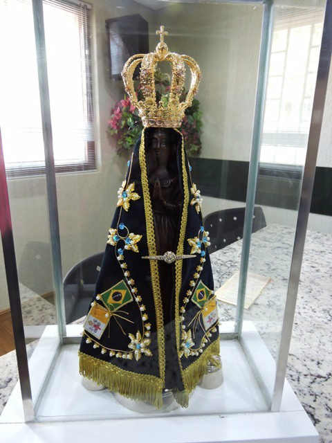 Imagem Peregrina de Nossa Senhora Aparecida que retornará para Aparecida do Norte na próxima segunda-feira (29/06).