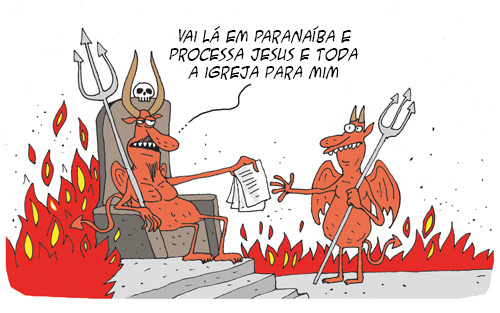 Charge feita pelo Portal O Interativo