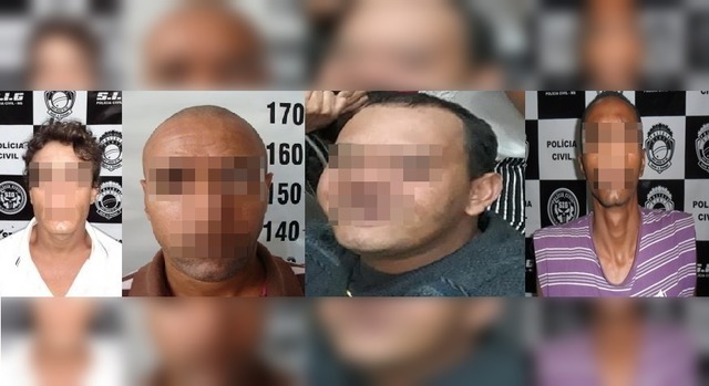 Da esquerda para direita: Gaspar (35 anos), Pinduca, Natinha (32 anos) e Tio Ran (34 anos) - Fotos: Divulgação