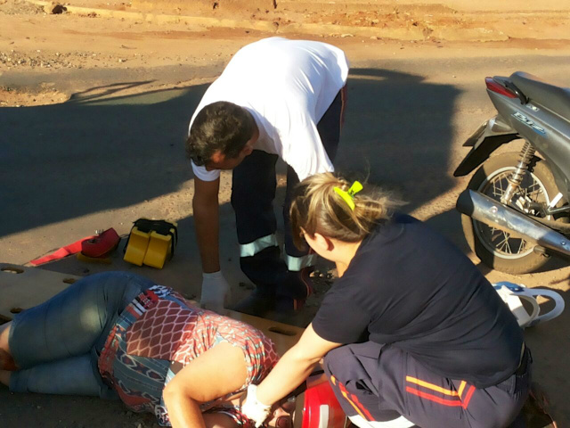 Durante o resgate, a vítima reclamava de fortes dores pelo corpo.