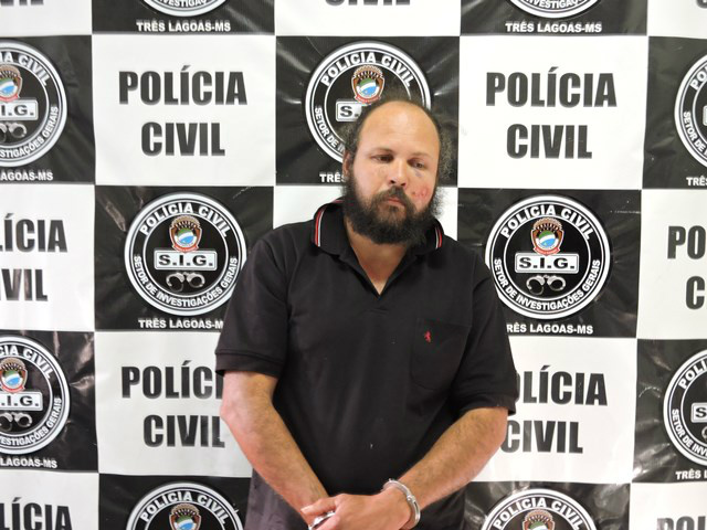 José Valério Freire Correia, conhecido como Jagunço, preso na manhã desta segunda-feira (29) Foto: Rádio Caçula