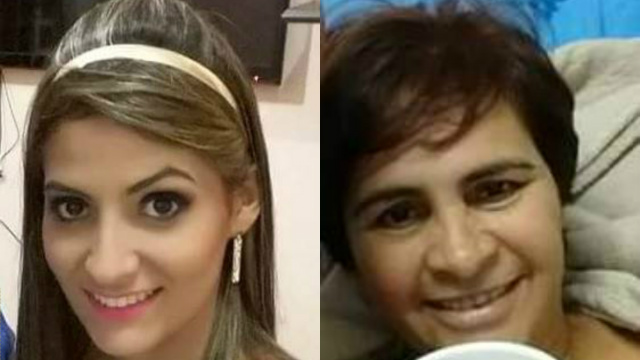 Karoline Martins e Élida Tânia da Silva Martins. (Foto: Reprodução/Facebook).