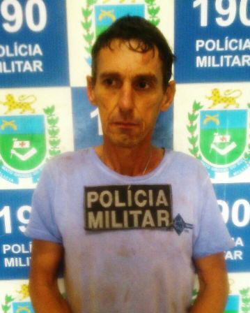 Suspeito de roubo Arlei Alexandre Pavezzi Galvão, detido em Três Lagoas
