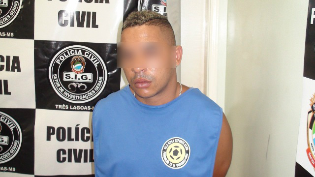 Thiago foi preso em casa e é acusado de tráfico de drogas.