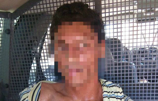 Acusa foi encaminhado para a 3ª Delegacia de Polícia Civil. (Fotos: Rádio Caçula).