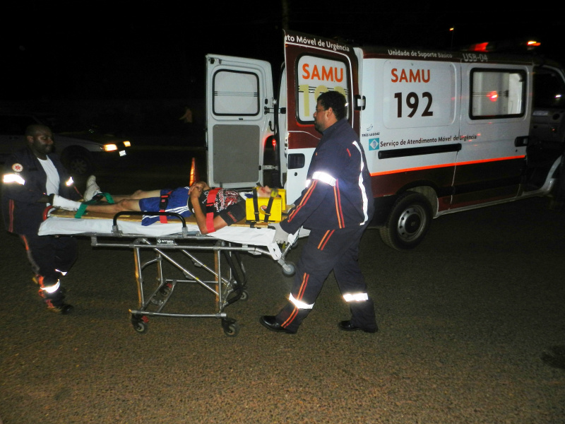 O motorista causador do acidente na Avenida Clodoaldo Garcia fugiu do local.Foto:Rádio Caçula