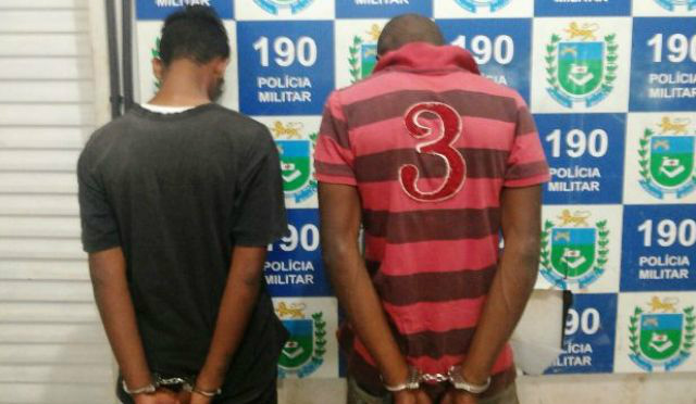 menores apreendidos por tráfico de drogas de 17 e de 16 anos