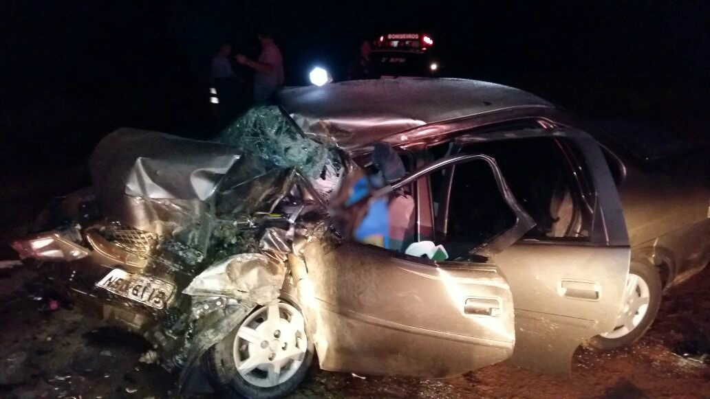 A vítima morreu na hora.