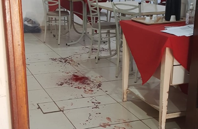 Polícia Militar segue nas buscas pelo autor do atentado - Foto: Fábio Campos / Rádio Caçula