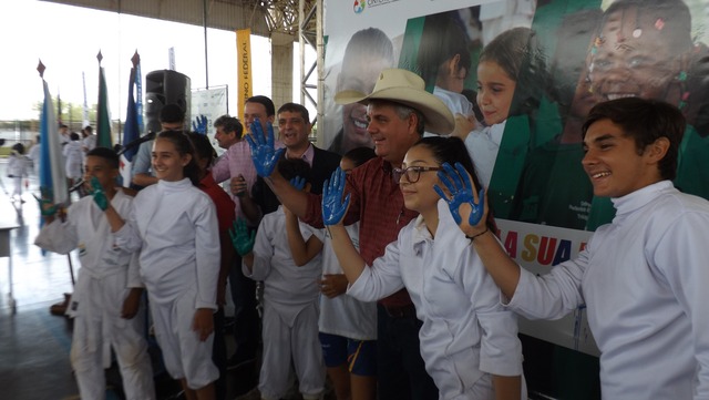 Prefeito parabenizou todos os envolvidos no projeto e agradeceu a vinda do projeto para Três Lagoas