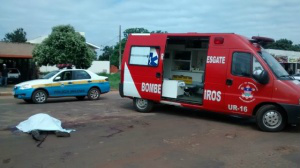 Vítima tentou fugir, mas foi alcançada fora do estabelecimento. (Foto: Caarapó News)