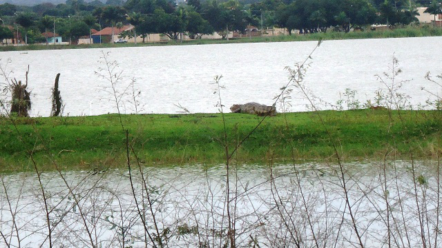 Lagoa Maior na manhã fria desta quarta-feira (08/07).