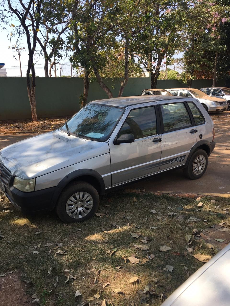 Veículo roubado pelas autoras. Foto: PCMS.