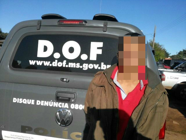 DOF apreende suspeito de ser batedor
