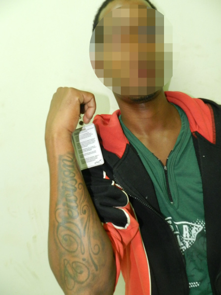 A Polícia constatou que a bicicleta foi furtada no dia 19 de Abril de uma escola da cidade. Foto: Rádio Caçula