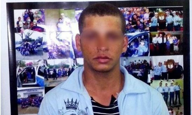 Lucas foi preso pela Polícia Militar na cidade de Santa Rita do Rio Pardo