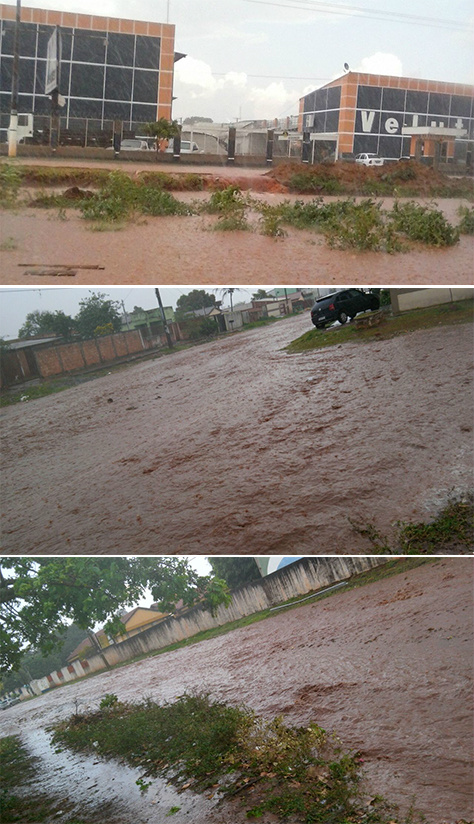 Famílias foram castigadas pela chuva