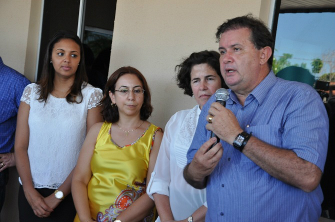 Eduardo Rocha inaugura o UPA de Três Lagoas. 