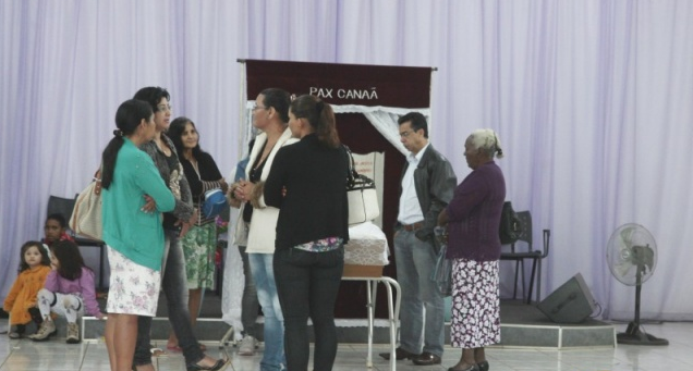 Velório do pedreiro (Foto: Campo Grande News)