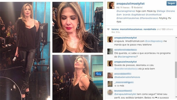 Stylist explica o que aconteceu (Foto: Reprodução)