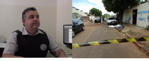 O Delegado da 3° Delegacia de Polícia Dr. Capobianco, investiga execução em Três Lagoas. Foto: Rádio Caçula. 