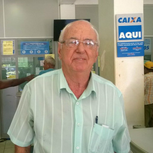 José Osvaldo Preto, gerente da lotérica Boa Sorte.