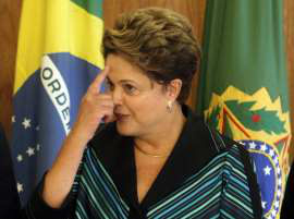 © Foto: Givaldo Barbosa/Agência O Globo A presidente Dilma Rousseff, durante Cerimônia de entrega das Cartas Credenciais dos Embaixadores Estrangeiros
