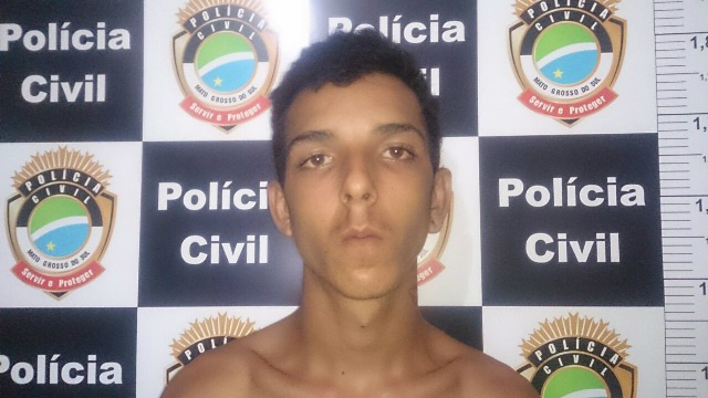 Matheus Campos Silva de 18 anos, possui extensa ficha criminal. Foto: Rádio Caçula