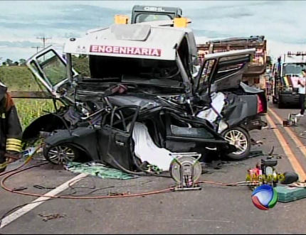 98 pessoas já morreram nas rodovias em apenas 4 meses (Foto: Reprodução Rede Record)