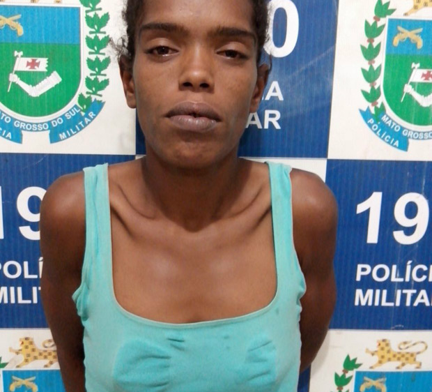 Carla Aparecida Santos de Oliveira teria usado o nome falso o nome da  prima.Foto Pollyna Eloy