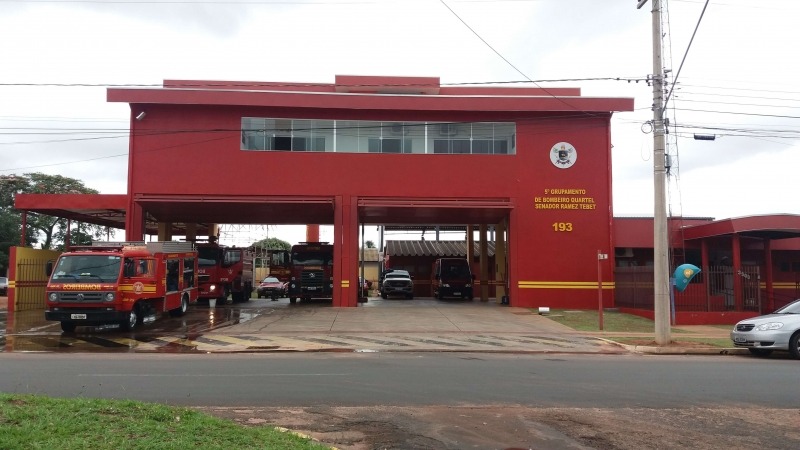 5º Grupamento de Bombeiros Militar (5ºGBM). Foto: Divulgação.
