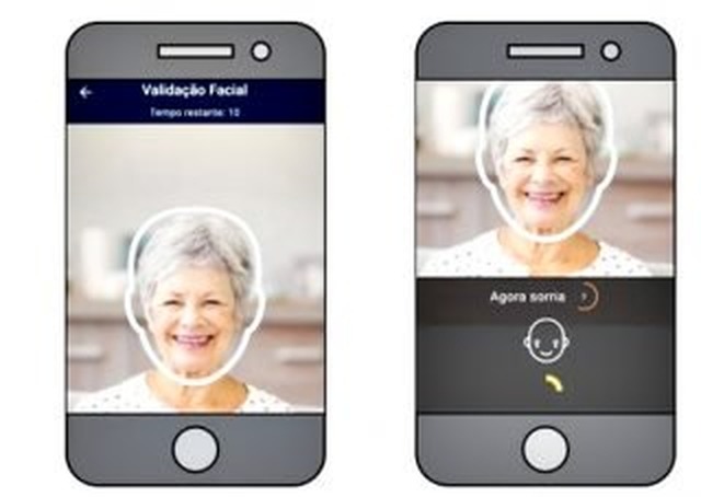 A prova de vida digital será feita por selfie em aplicativo | Foto: Divulgação