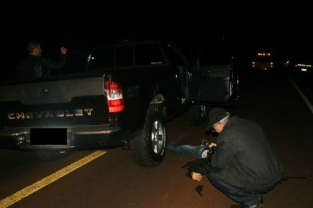 Bandido morre em confronto com PM Foto: Dourados Agora