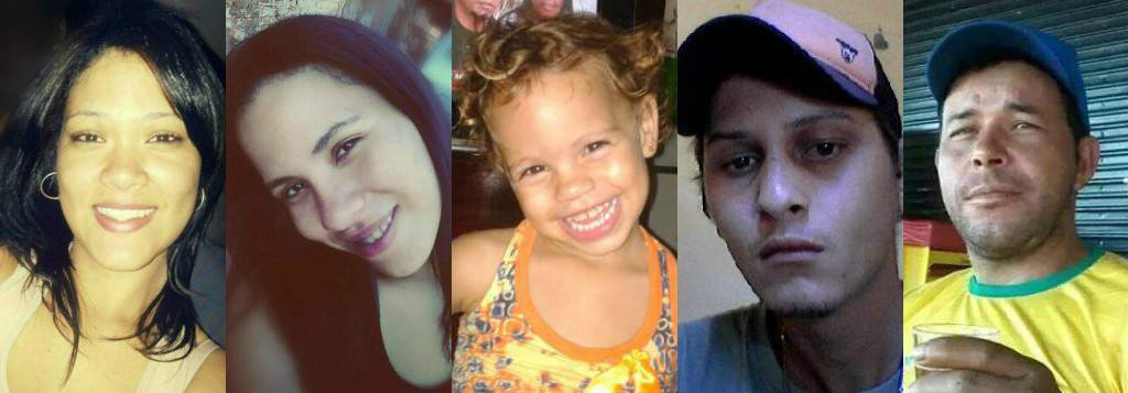 Raquel, Rosinéia, Maria Luiza, Cláudio e Oziel( Foto: Montagem/ Radio Portal News)
