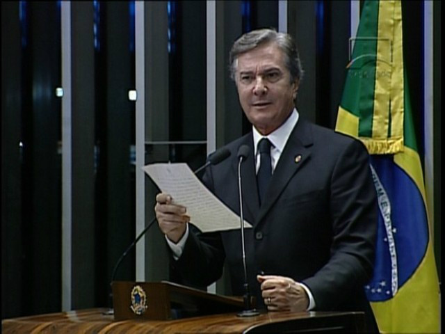 O senador e ex-presidente Fernando Collor de Mello (Foto: Reprodução / Bom Dia Brasil)