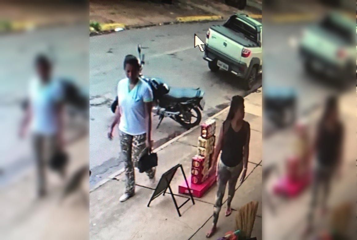 Uma das suspeitas pelo estelionato é de cor parda, estatura mediana, magra, cabelo preto. A outra suspeita é descrita, no boletim de ocorrência como branca, estatura mediana e magra.  Foto: Polícia Civil do MS.