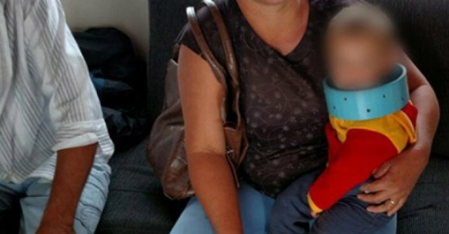 Família contou aos bombeiros que não sabe como criança passou a forma pela cabeça (Site: Diário Corumbaense)