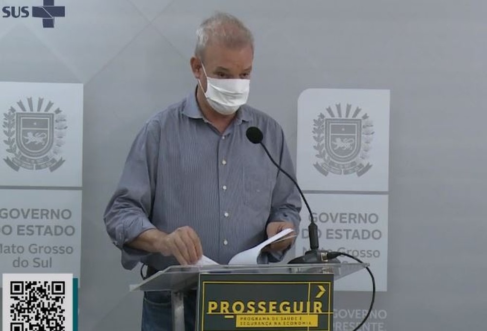 Secretario estadual de Saúde, Geraldo Resende. Foto: Reprodução/Redes Sociais.