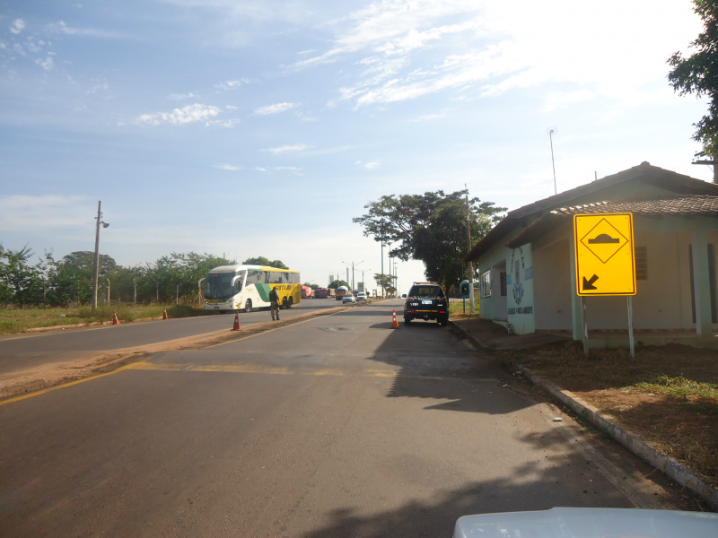 Local onde está o novo prédio da PRF e antigo posto da Polícia Ambiental