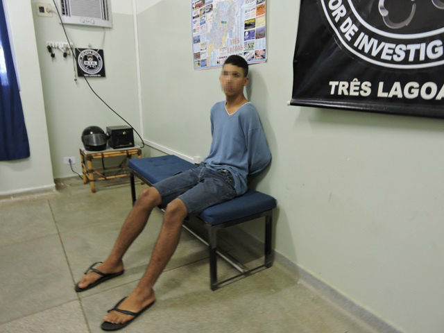 O adolescente confessou o crime e disse que o disparo foi acidental.Foto:Rádio Caçula