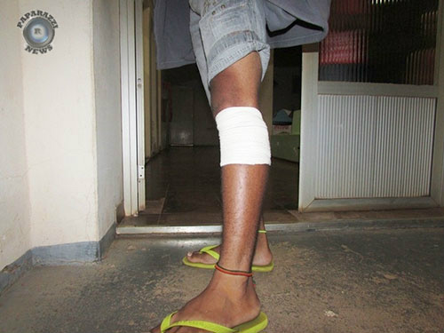 Adolescente foi atendido no pronto-socorro e liberado em seguida