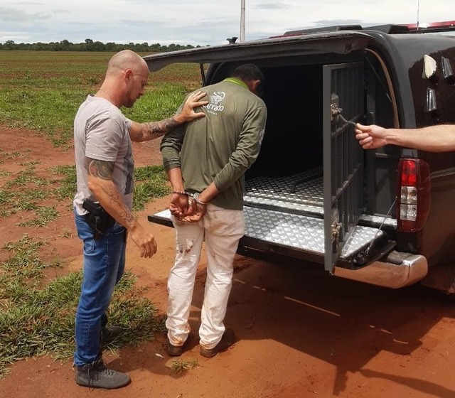 Homem foi preso na fazenda (Foto: Divulgação)